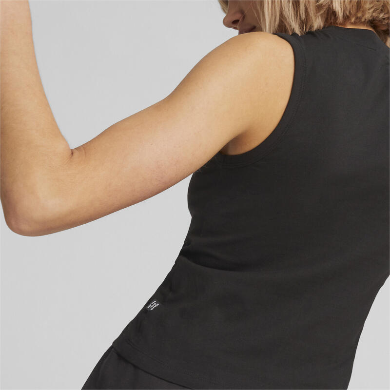 Camiseta de tirantes Mujer Essentials Slim Logo PUMA Black