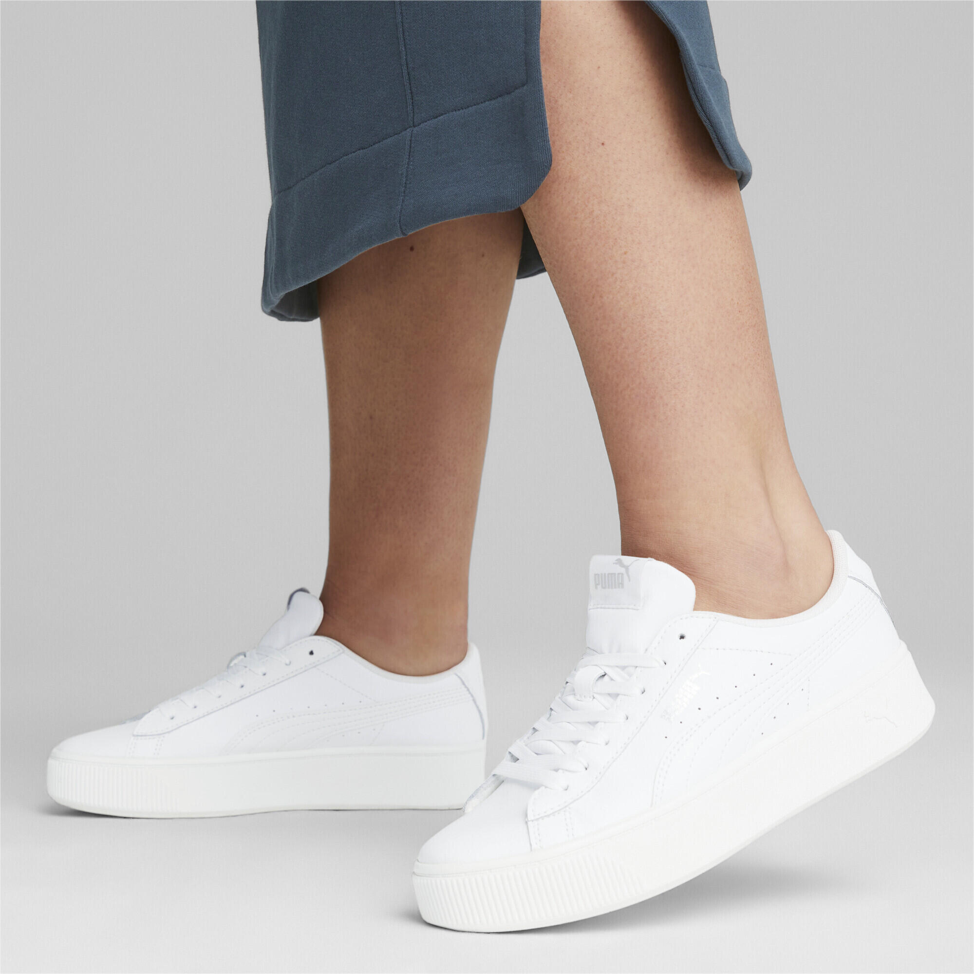 PUMA Vikky Stacked Sneakers Damen PUMA White 3/7