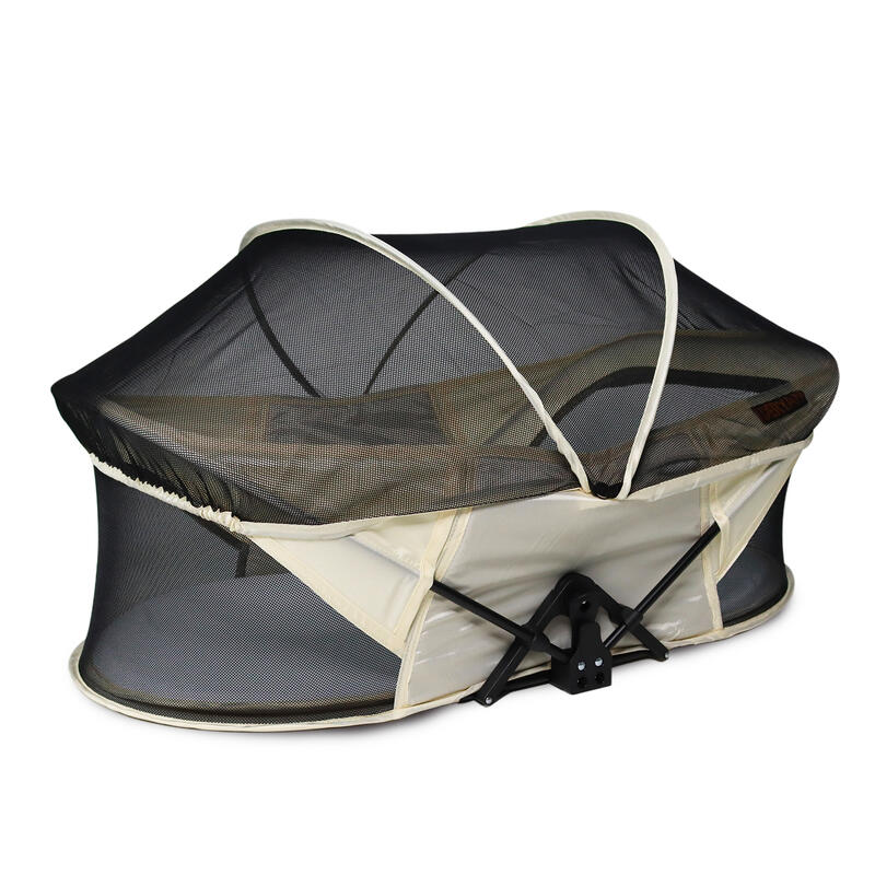 Infant Luxe BabyBox - Campingbett - Baby-Moskitonetz - Creme