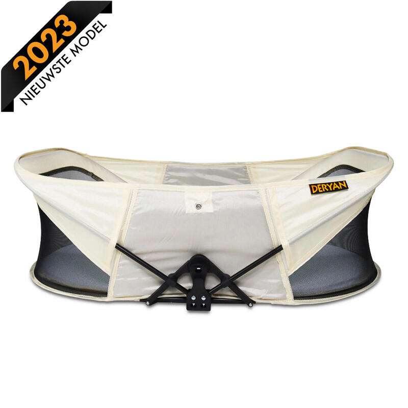 Infant Luxe BabyBox - Cuna de camping - Mosquitera para bebé - Crema