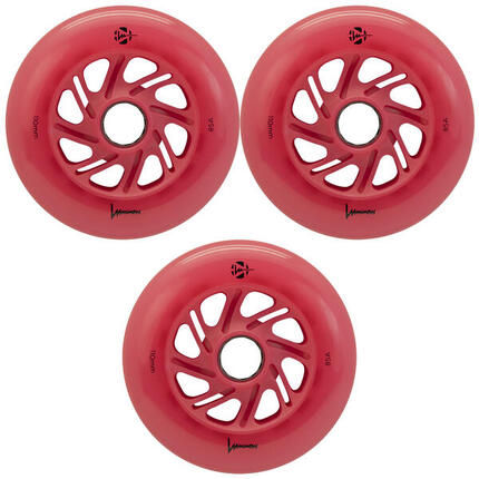 LUMINOUS Roue Inline 110mm 85A Rouge [x3]