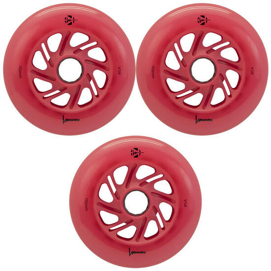 LUMINOUS Roue Inline 110mm 85A Rouge [x3]