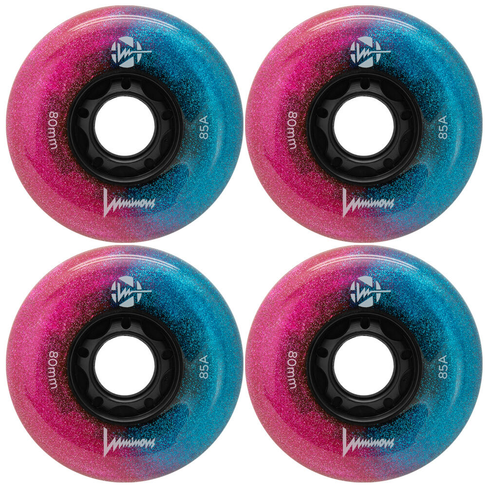 JHKJ 8 Pack 72mm 76mm 80mm Inline Skate Wheels Skates Replacement