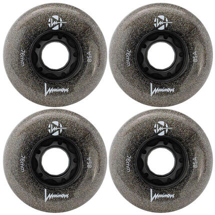 4 kółka do rolek fitness Luminous LED 76mm/85a świecące