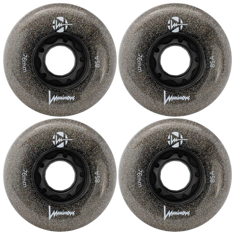 4 kółka do rolek fitness Luminous LED 80mm/85a świecące