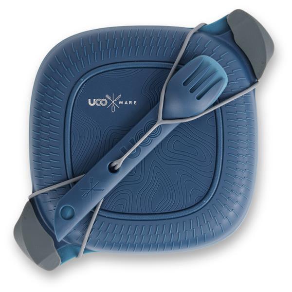 Uco - Messkit Gamelle Hermétique Avec Couverts Uco Spork - Bleu Foncé - Assiette - Bleu - Taille Unique - Decathlon