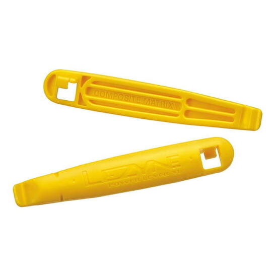 Leva per pneumatici Power Lever XL con gancio per raggi - giallo