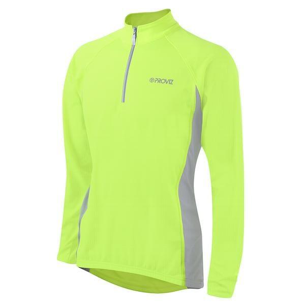 PROVIZ Proviz Classic Mens Sports T-Shirt Long Sleeve Reflective Activewear Top