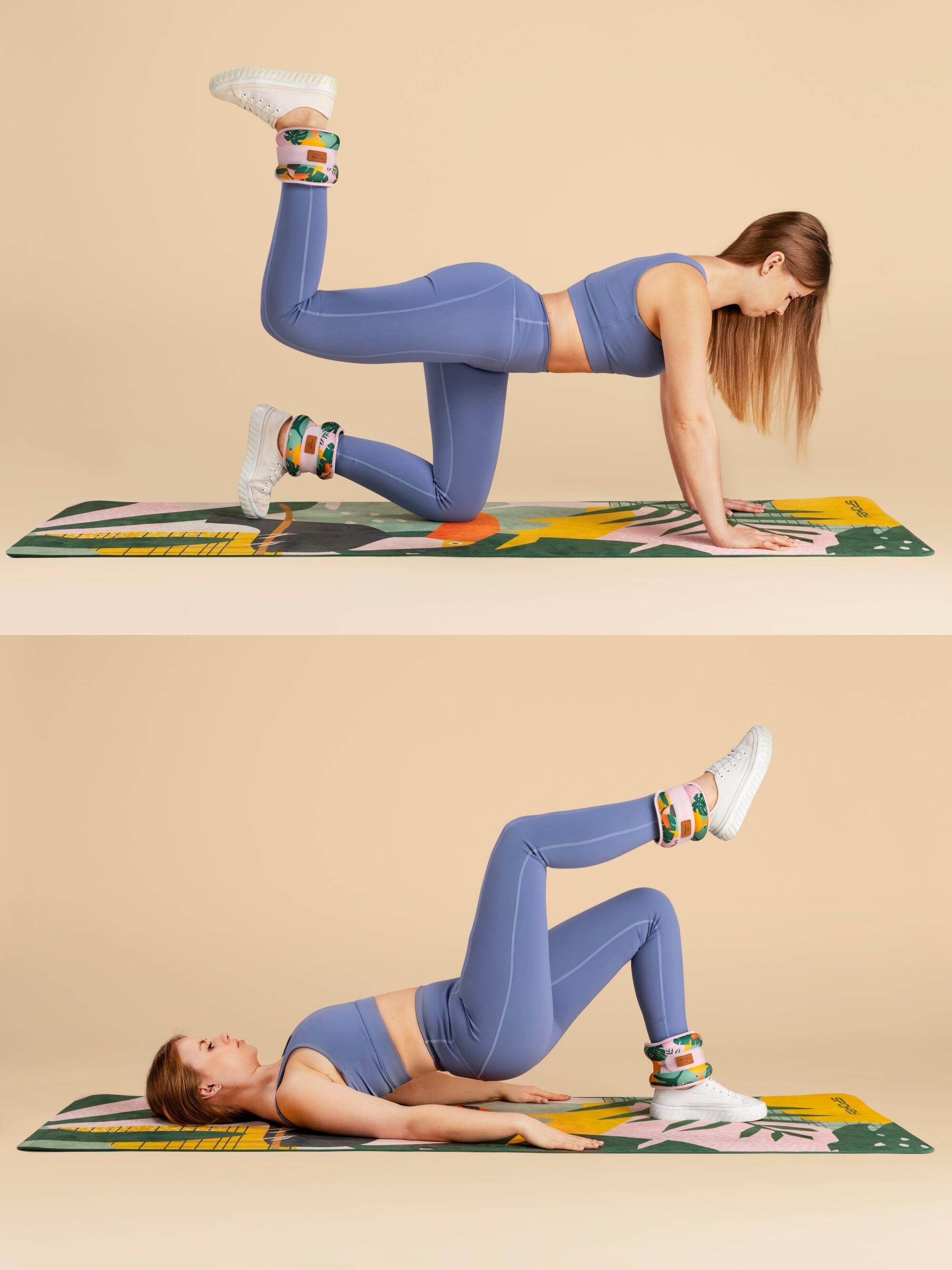 Esterilla de yoga Spokey Home Jungle de 4 mm 5/7