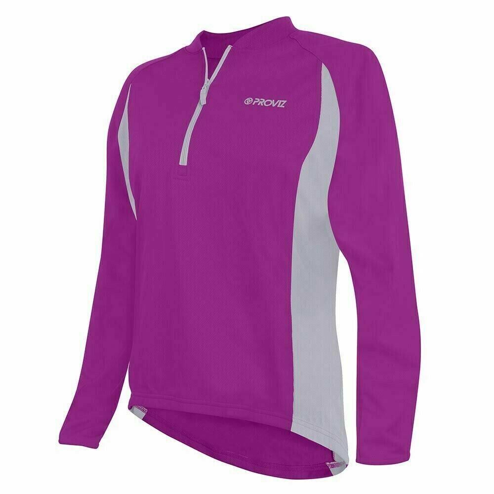 PROVIZ Proviz Classic Womens Sports T-Shirt Long Sleeve Reflective Activewear Top