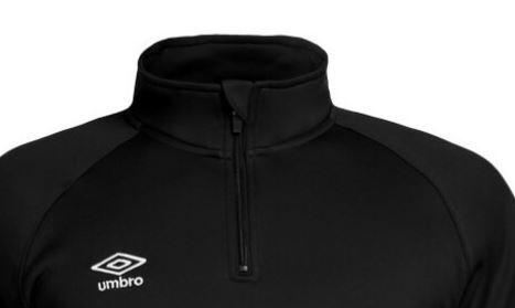 SUDADERA UMBRO GLORY NEGRA ADULTO 2/3