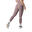 Legging Fitness Côtelé Scrunch Sans Coutures Plum Rouge