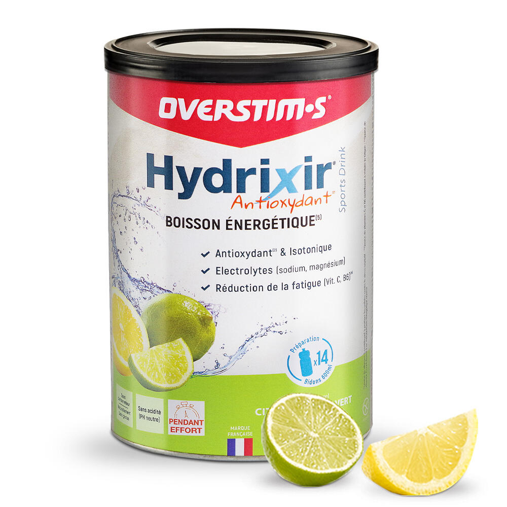 Overstim.s - Boisson Isotonique - Hydrixir Antioxydant Citron-citron Vert - 600g - Boisson Isotonique - 600 G - Decathlon