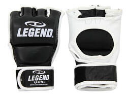 Sac de Frappe / Gants MMA Homme/Femme Cuir Noir-Blanc