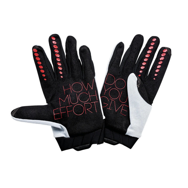 Gants Geomatic - Grey/Racer Red