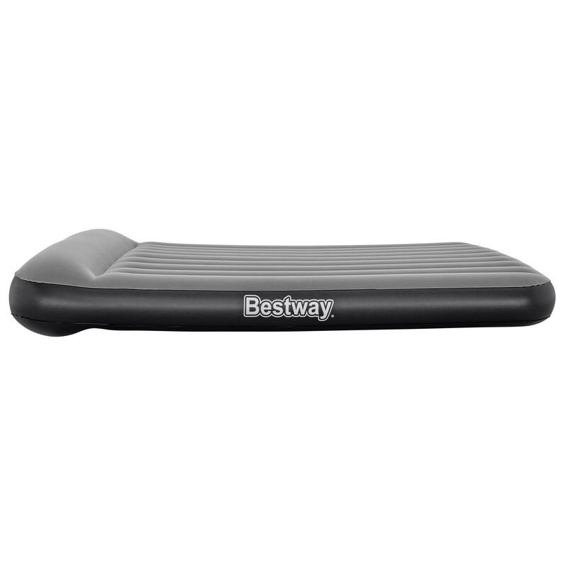 Materac welurowy z wbudowaną pompką Bestway 203 x 152 x 30 cm 67464