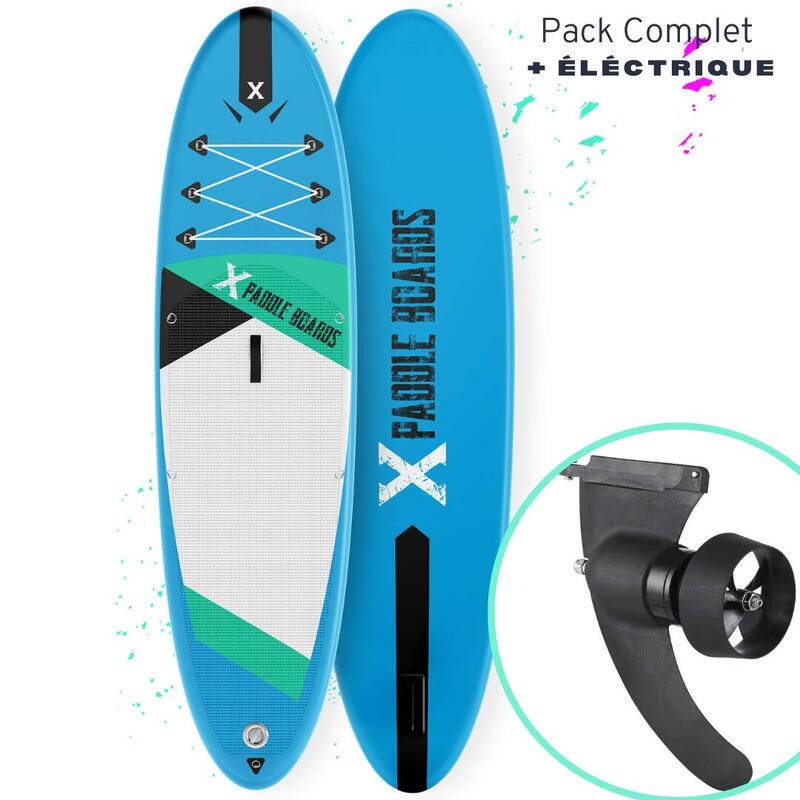 Elektrisches aufblasbares Stand Up Paddle E-X1 305 x 82 x 15cm