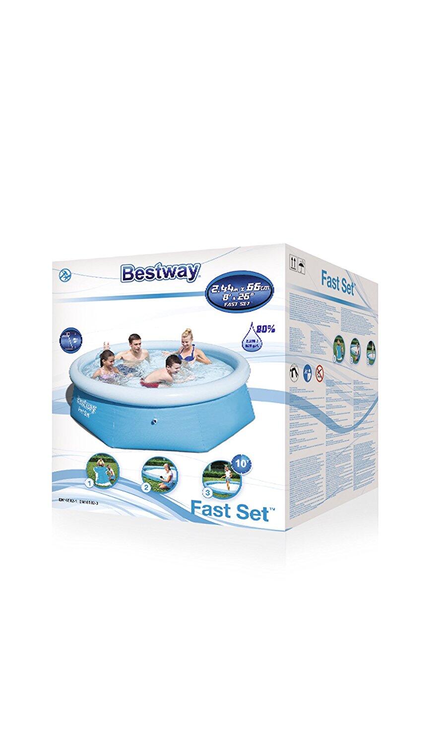 Bestway 8ft x 26" Fast Set Pool 3/4