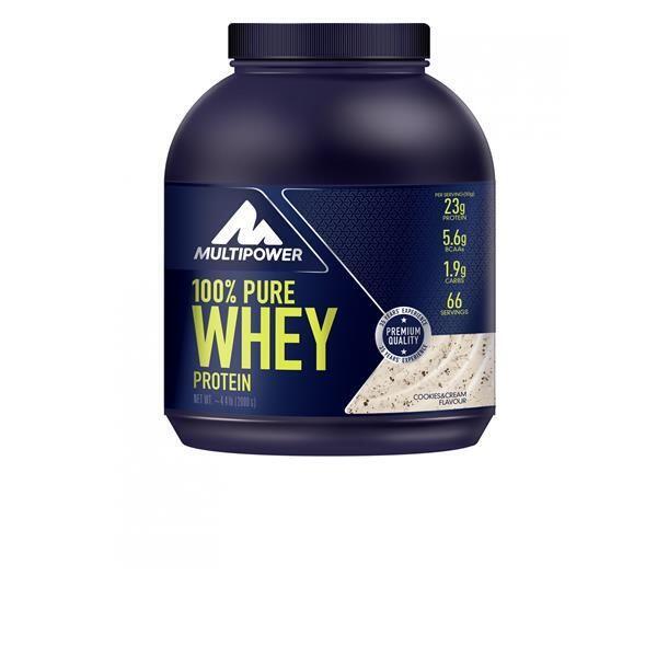 Pure Whey Protein Cookies and Cream 2kg Multipower MULTIPOWER Decathlon