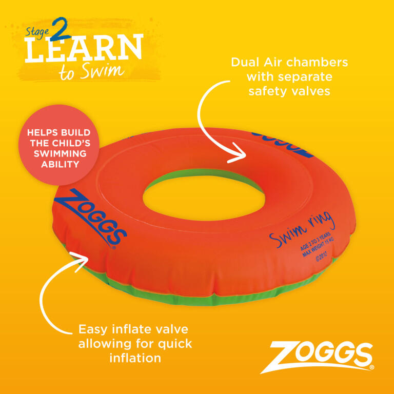 Zoggs Inflatable Swim Ring 3-6 Years 2/3