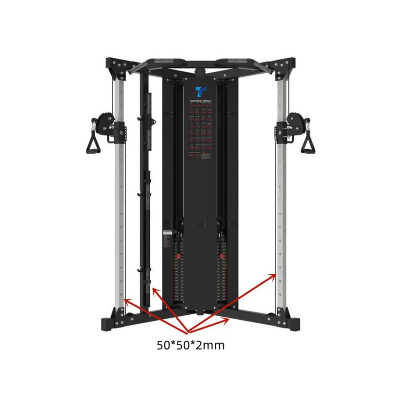 Doble Cruce de Poleas Musculación  F18 Fitness Tech