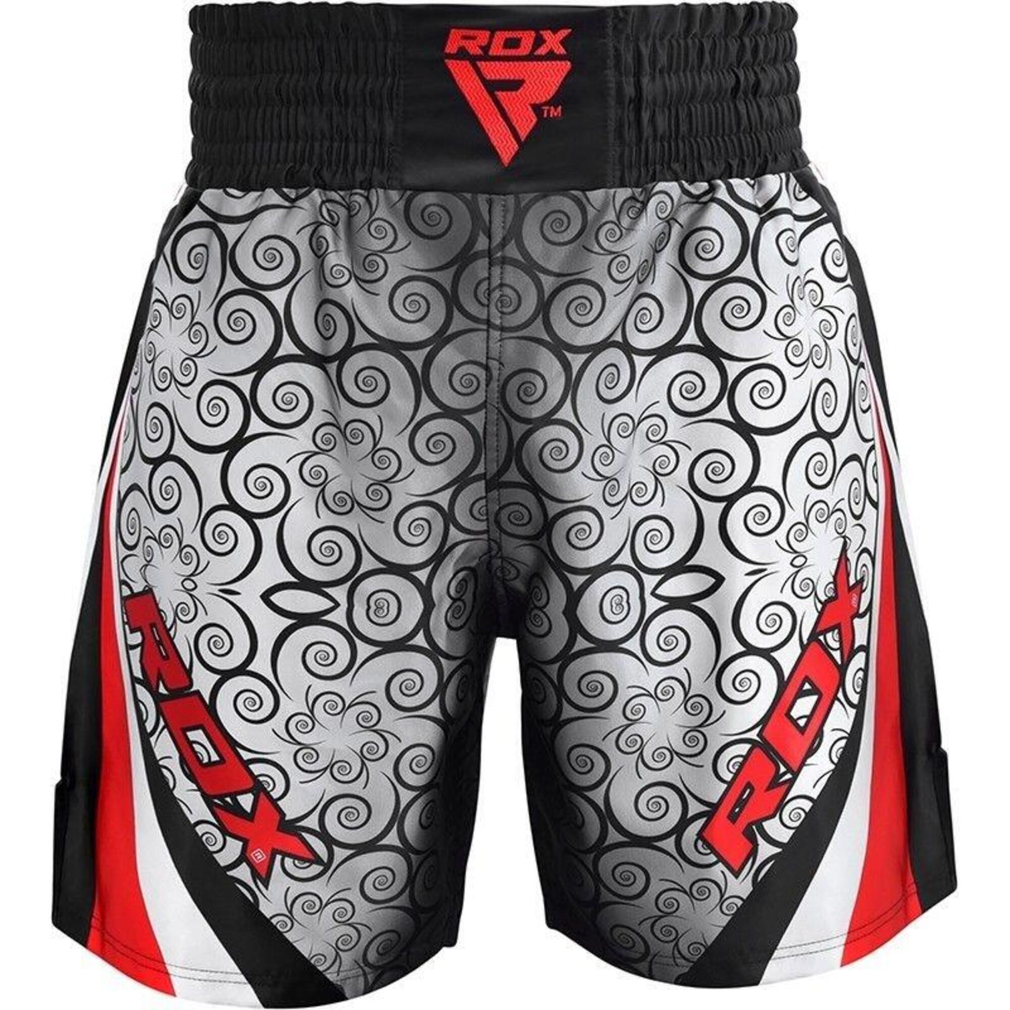 BSS Boxing Training Shorts Satin R1 - Rouge - L