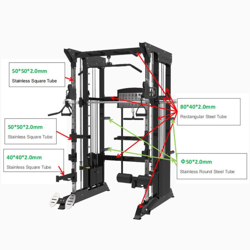 Multipower Máquina Smith F20 EVOLUTION Fitness Tech