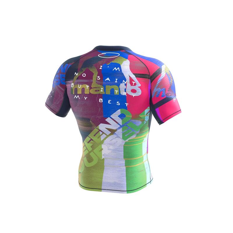 Rashguard do MMA męski Manto Neon Abstract