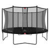 Trampoline ronde Favorit Regular noir 430 cm avec filet de sécurité