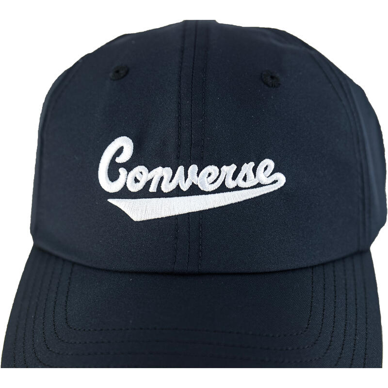 Sapka Converse Script Baseball Cap, Fekete, Unisex