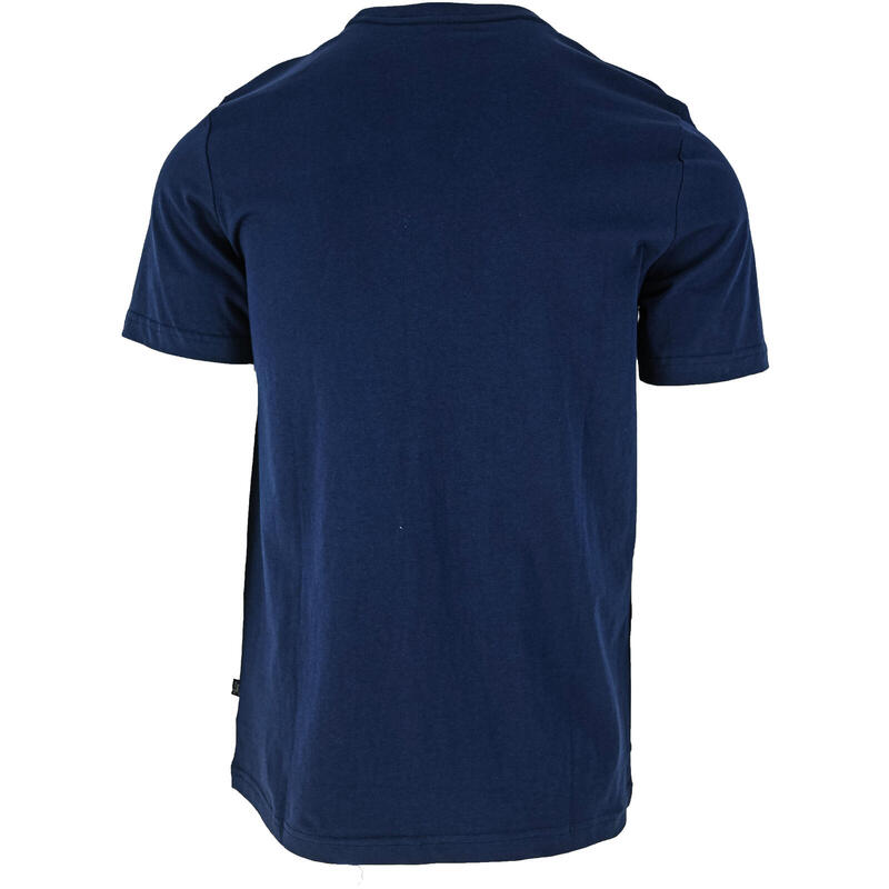 Camiseta Hombre Essentials Logo PUMA Peacoat Blue