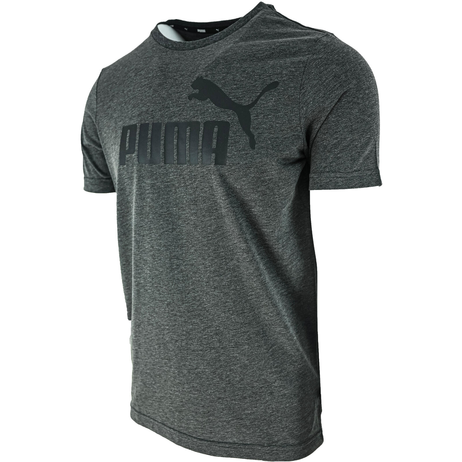 Essentials Heather T-Shirt Herren PUMA Dark Gray Heather 5/6