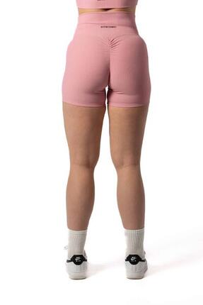 Short Sans Souture Côtelée v2 Scrunch Fitness Bleu