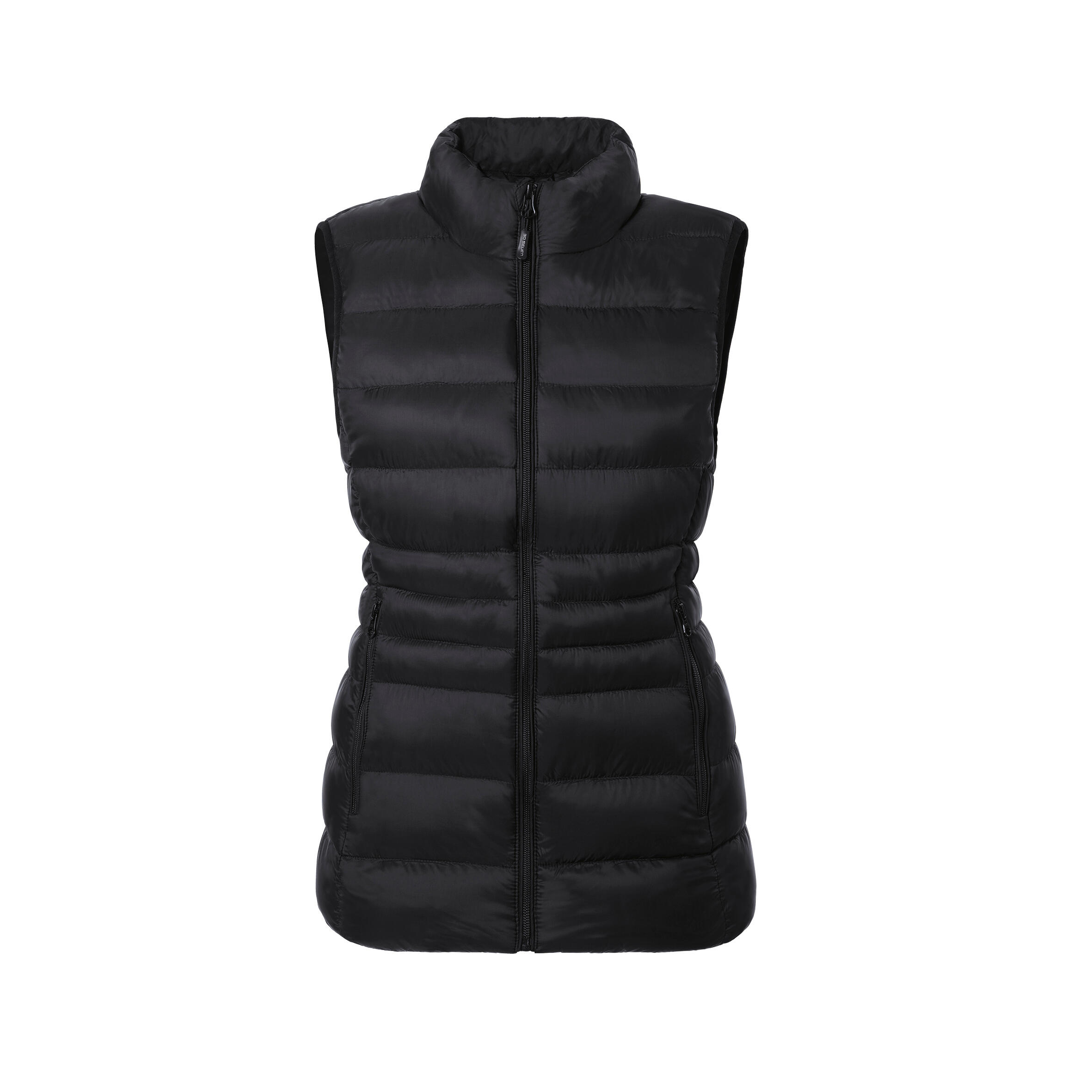 Verwarmde Mouwloze Vest Slim Fit - Vrouwen - Gevoerde kraag - Super Power -Zwart 2/6