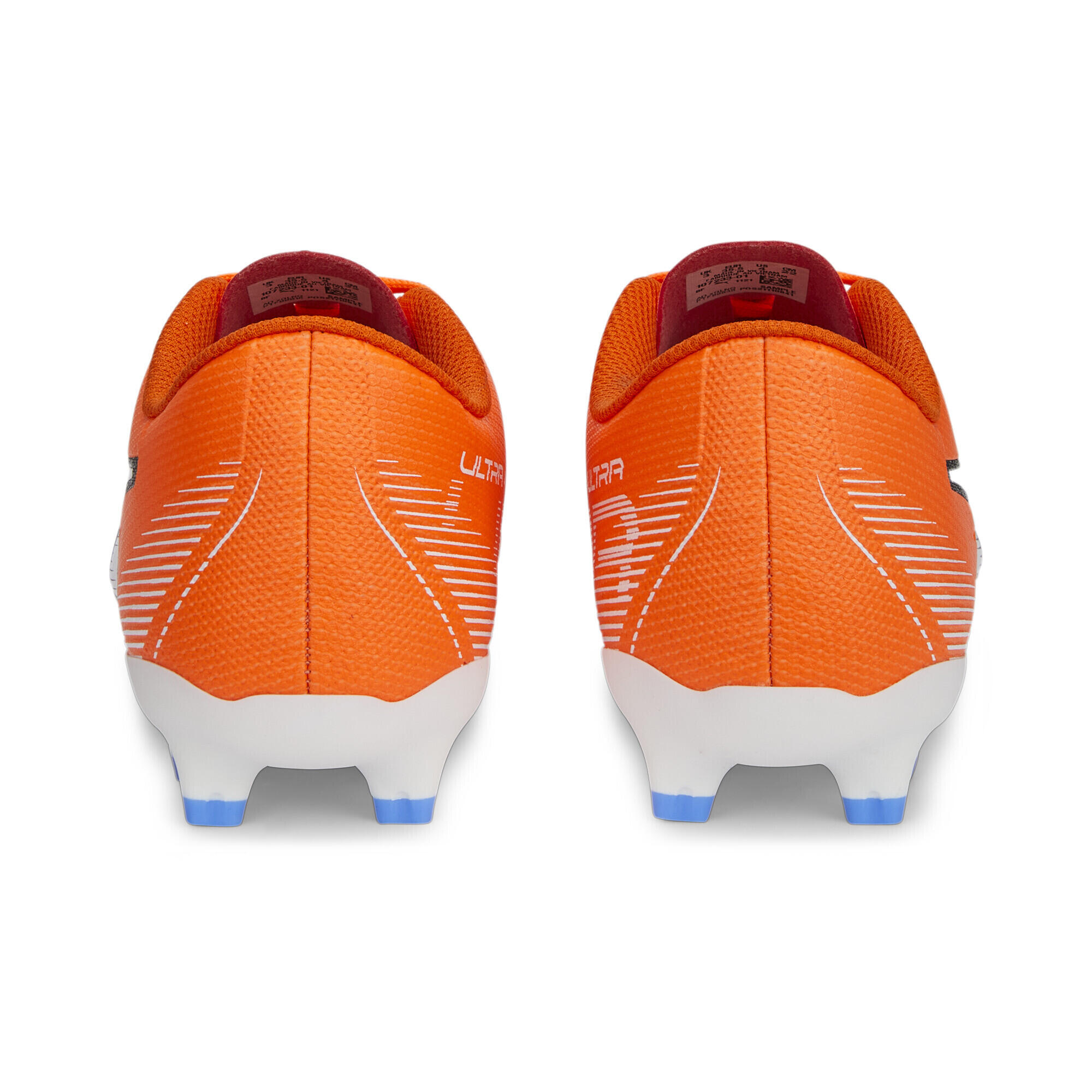 Botas de fútbol Niños ULTRA Play FG/AG PUMA Ultra Orange White Blue Glimmer 2/6