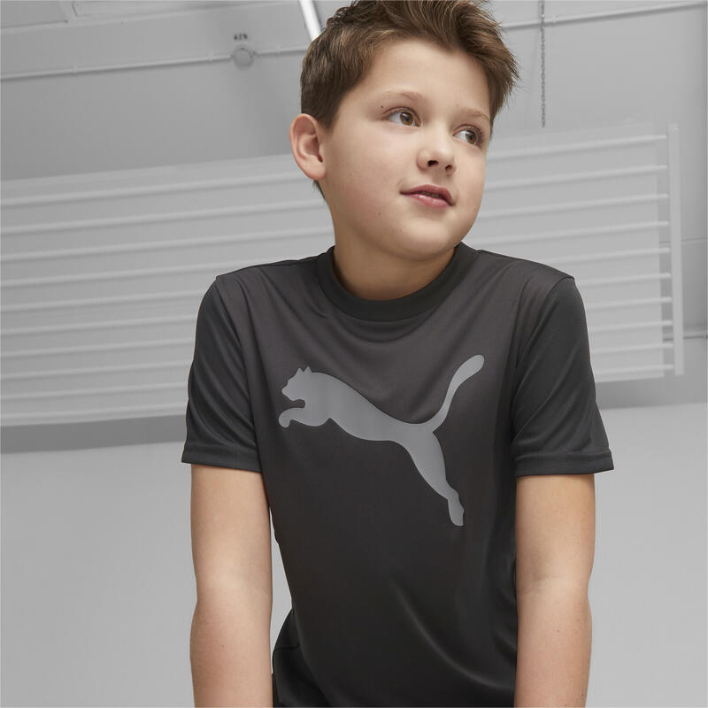 Koszulka Sportowa Chłopięca Puma Active Sports Poly Cat