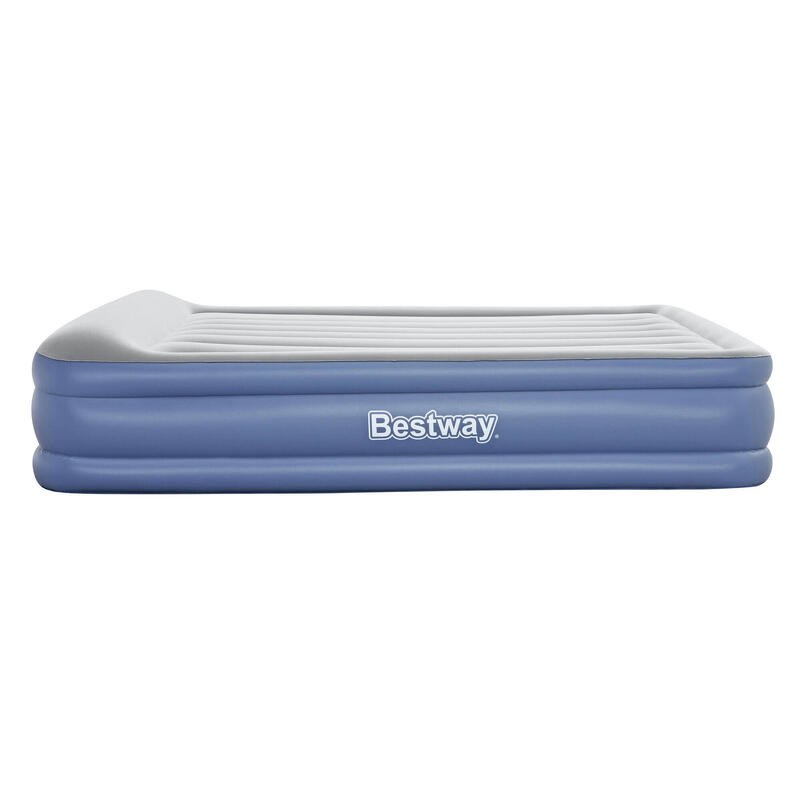 Colchón hinchable senderismo con bomba Bestway 203 x 152 x 46 cm gris