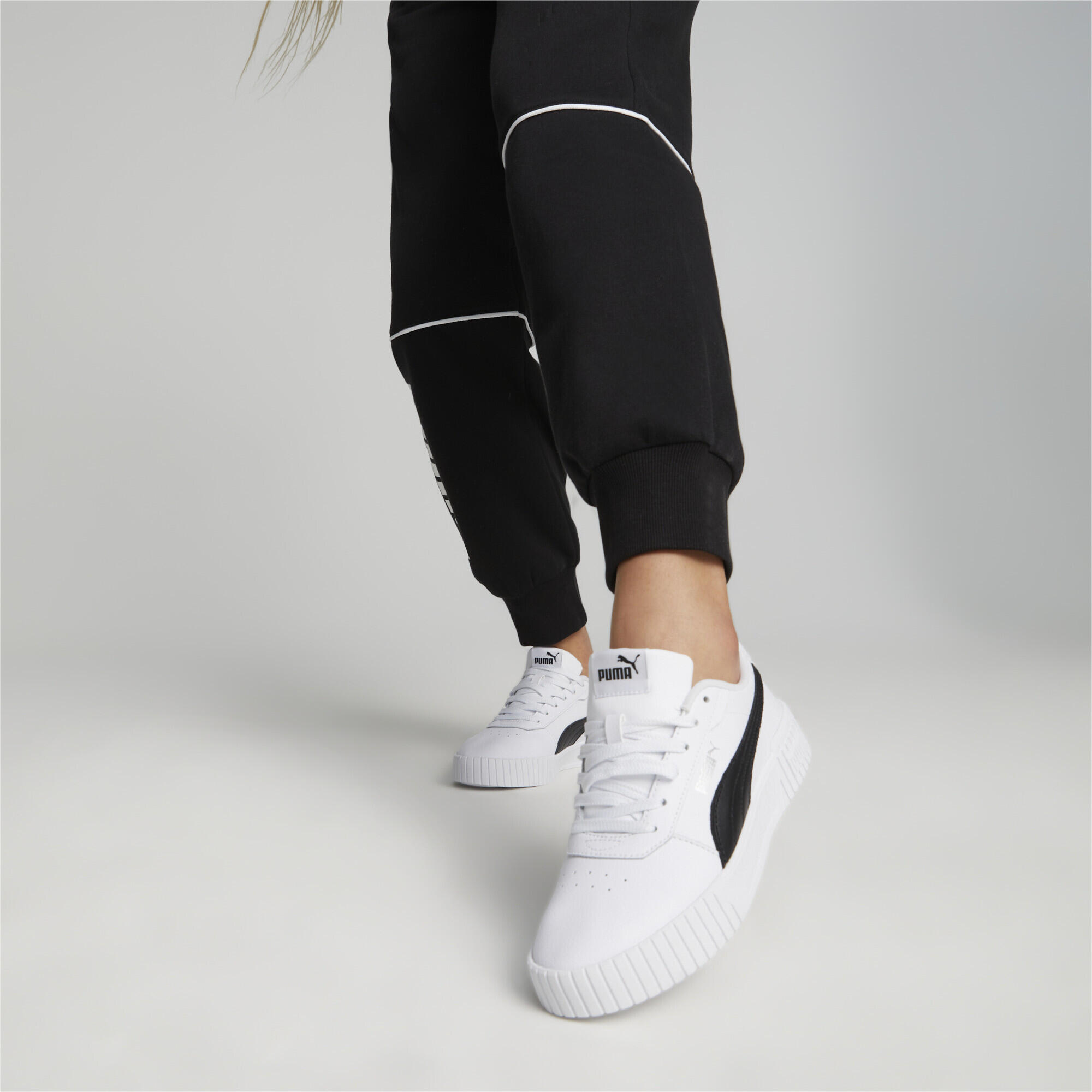 Carina 2.0 sneakers voor dames PUMA White Black Silver Gray 3/7