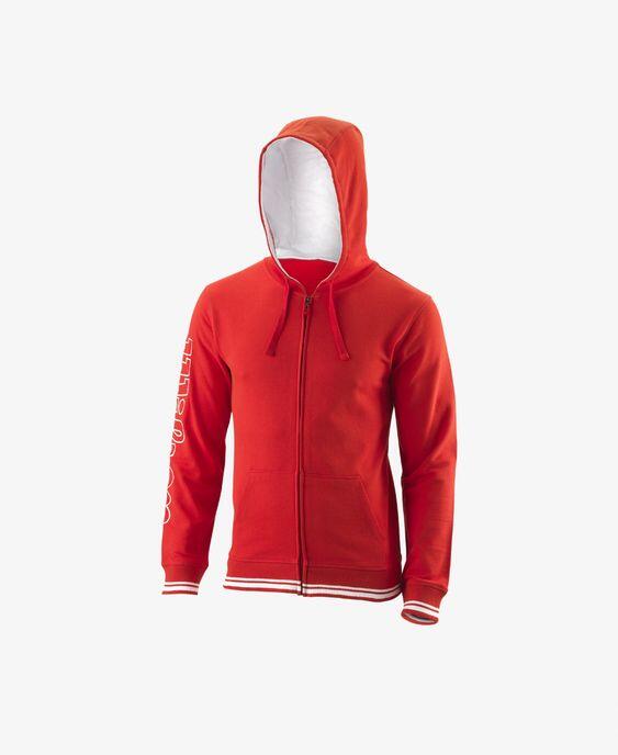 Bluza tenisowa męska Wilson Team II FZ Hoody team 1/2