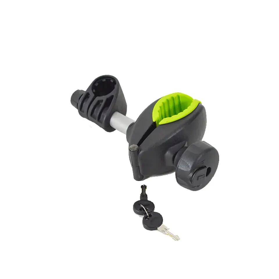 Short arm with clamp and lock