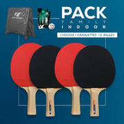Pacchetto famiglia Indoor - Racchette e palline da ping-pong per interni