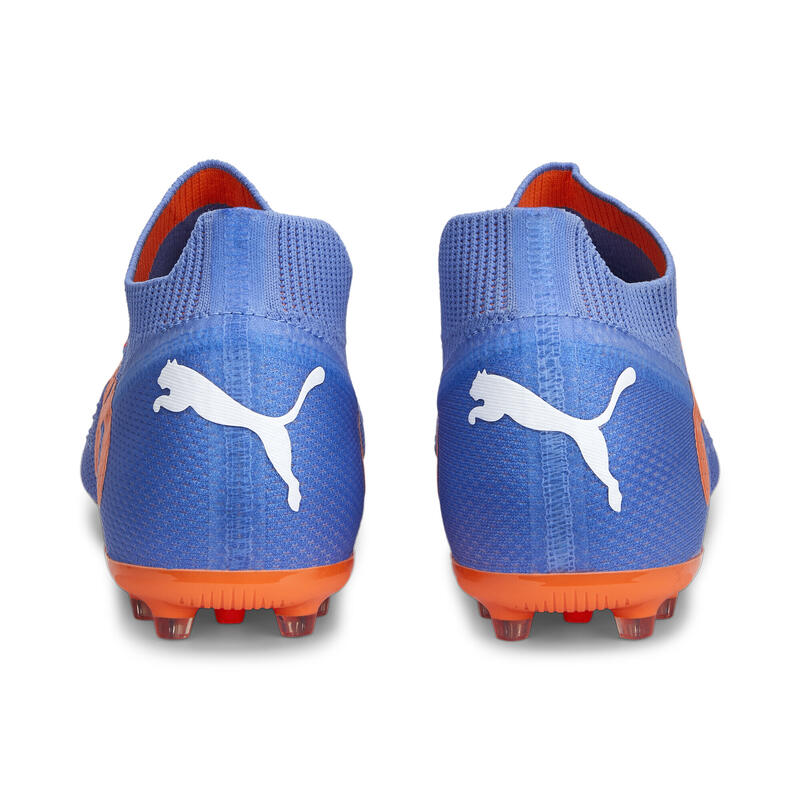FUTURE ULTIMATE MG Fußballschuhe Herren PUMA Blue Glimmer White Ultra Orange