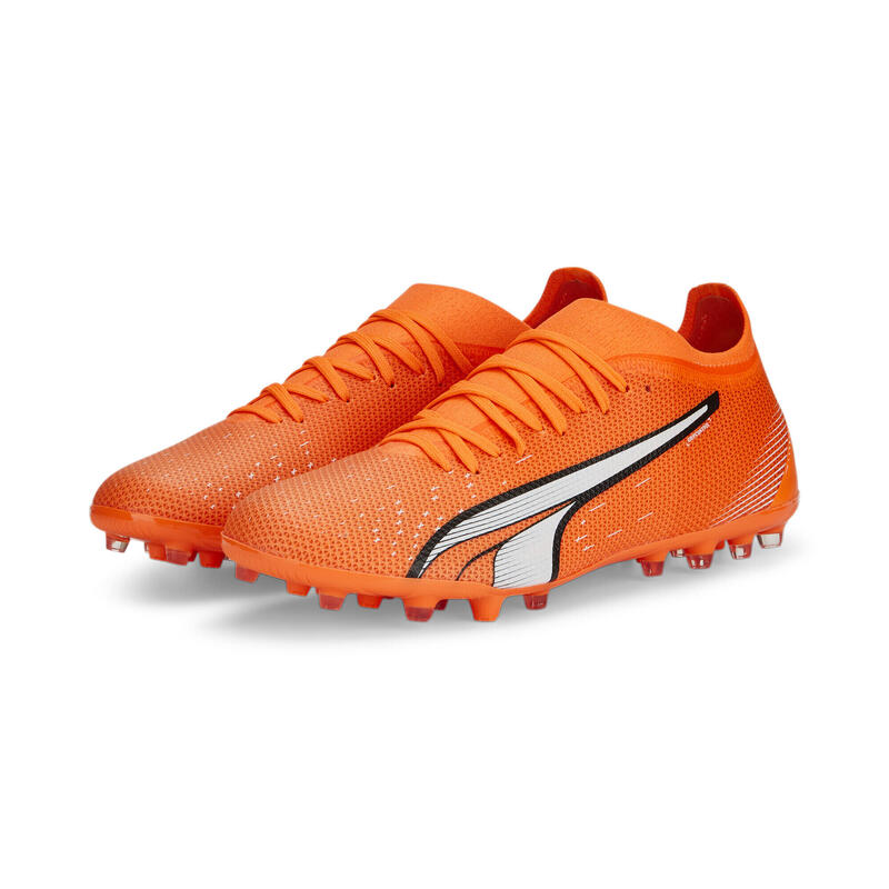 Botas de fútbol Hombre ULTRA Match MG PUMA Ultra Orange White Blue Glimmer