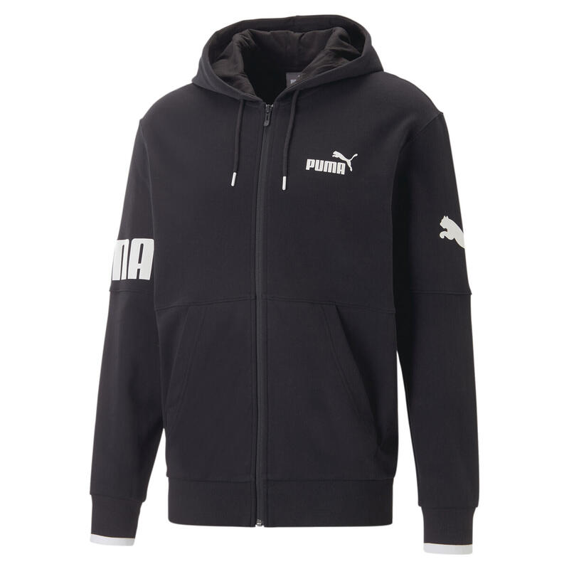 PUMA POWER Hoodie mit durchgehendem Reißverschluss Herren PUMA