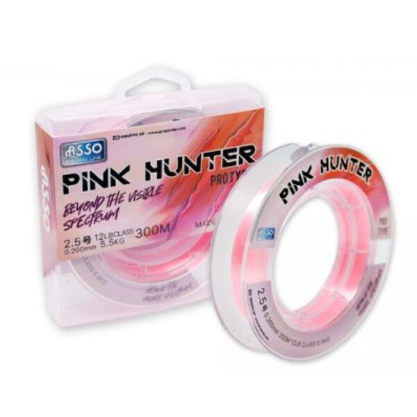 Filo in nylon FC Coated Asso Pink Hunter - 300 mt