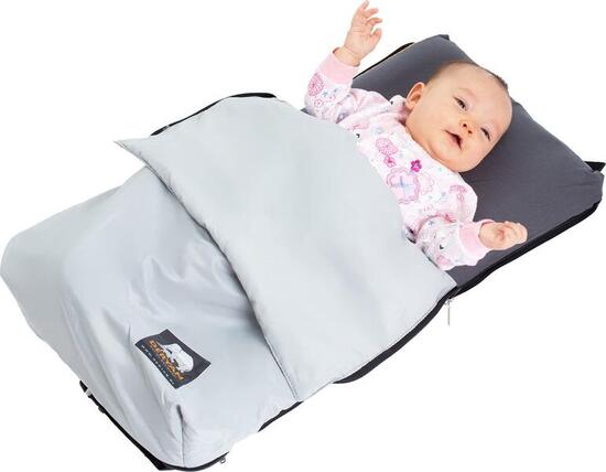 Cuna de avión Deryan AirTraveller - Almohada de viaje con colchón