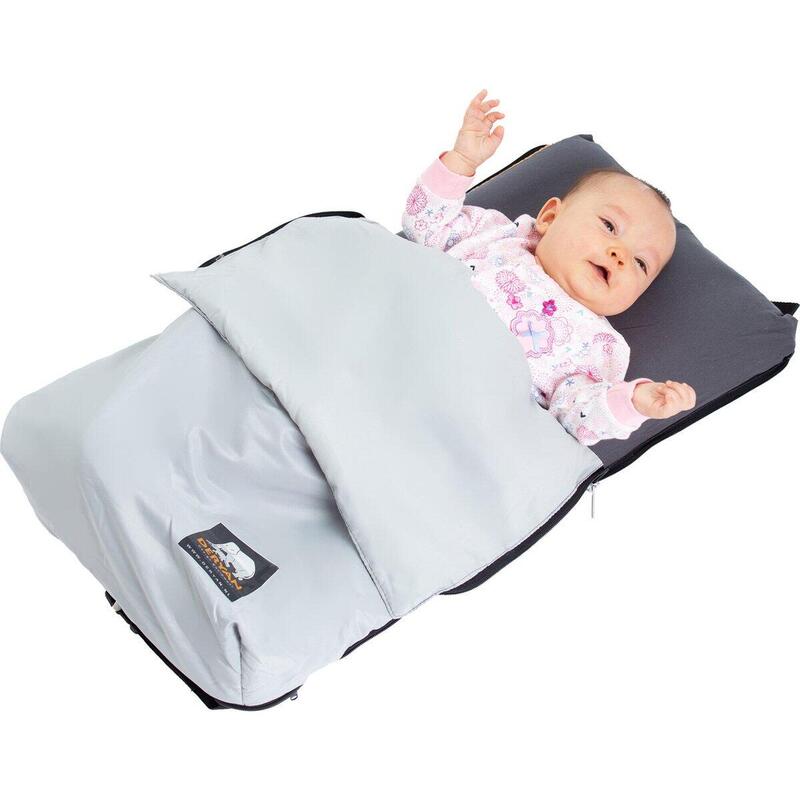 AirTraveller Vliegtuigbedje - Reiskussen met matras - Voor Baby's 0 tot 2 jaar