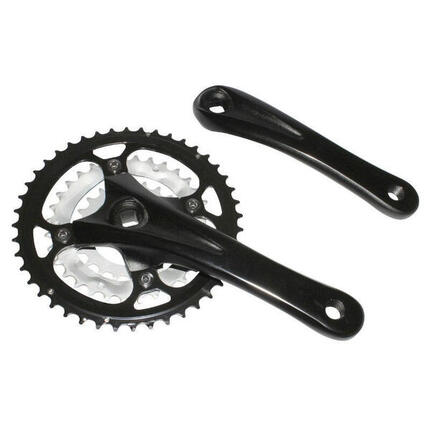 Pédalier VTT alu (boîtier) plateaux démontable P2R 9V. 170 mm 44-32-22