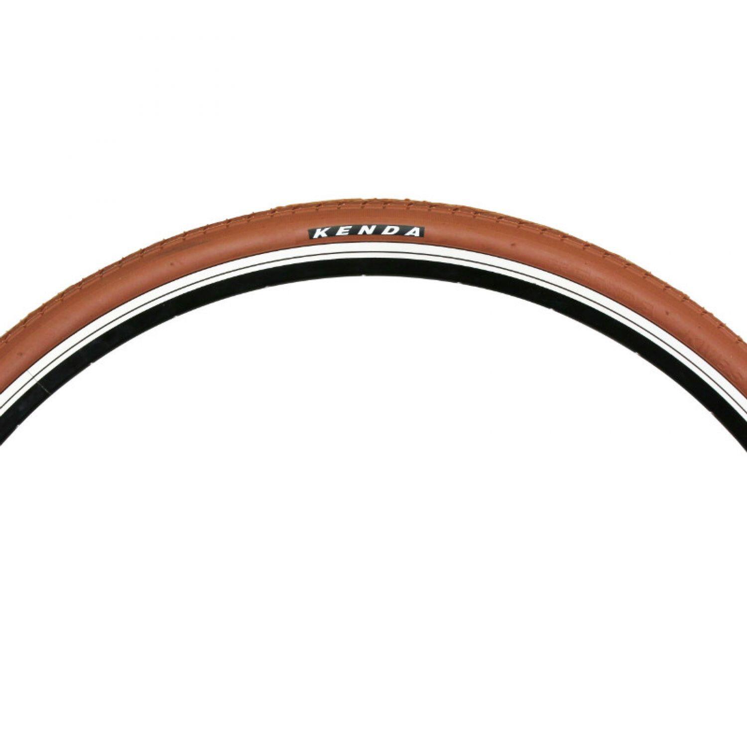 Pneu vtc urbain 700 x 28 kenda marron  tr (28-622) 2/2