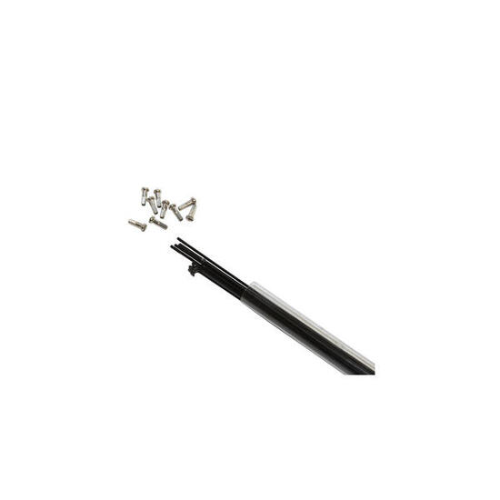 Tube de 10 rayons inox tête coudée avec écrou P2R 292 mm